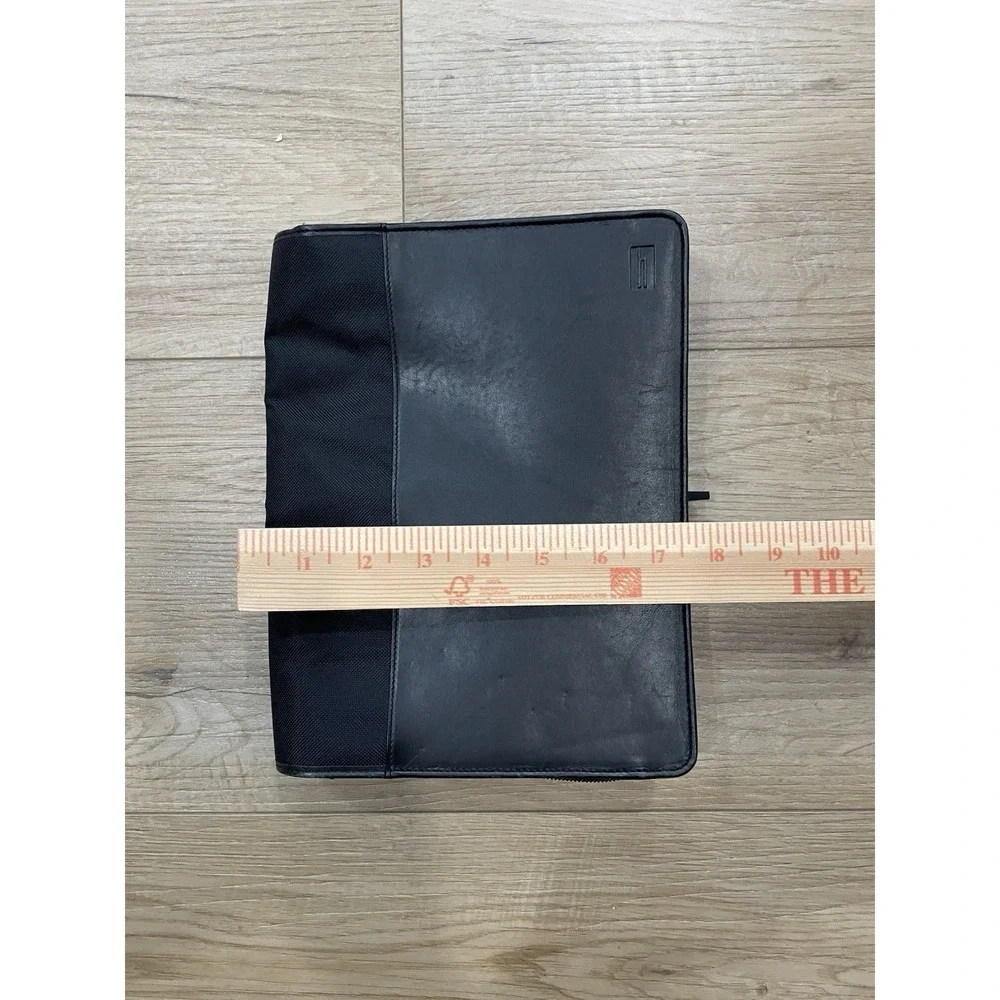 Hartmann Intensity Canvas Nylon & Leather Zippered Tech Portfolio Organizer Case